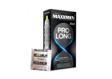 Bao cao su kéo dài thời gian, gân, gai, bạc hà Hộp 12 Cái - Maxxmen Prolong 5in1