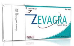 Viên uống hỗ trợ phái mạnh tăng bản lĩnh đàn ông ZEVAGRA hộp 1 vỉ x 2 viên nén