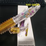 Máy uốn tóc nữ LIBO xoay thụt tự động nguồn sạc (che tên)