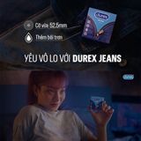 Bao cao su Durex Jean nhiều gel siêu mượt yêu vô lo (che tên)