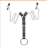 Kẹp vú kiêm dây đeo BDSM cực chất
