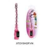 Máy Massage Hỗ Trợ Giải Tỏa Thanh Rung Silicon Hạt Chuỗi 6 Kiểu Cho Nữ Chính Hãng