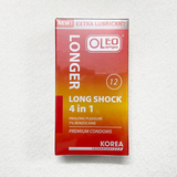 Bao cao su kéo dai thời gian siêu mỏng Oleo hộp 12 cái chính hãng 