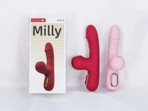 Máy massage hỗ trợ nữ giải tỏa đa năng Milly có nhánh phụ rung hút cầm tay nhỏ gọn