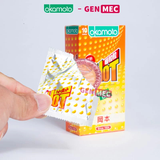 Bao Cao Su Kéo Dài Xuất Tinh - Gai Li Ti - Nóng Ấm - Okamoto Dot De Hot Nhật Bản