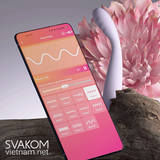 SVAKOM Cici 2 ngón tay rung điểm G làm ấm và điều khiển bằng App