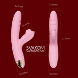 SVAKOM Frederica - Dương vật giả Rung Thụt, Bú Hút Cao Cấp