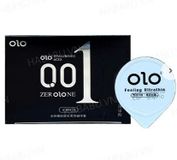 Bao cao su siêu mỏng Olo 0.01 Đen hộp 10 chiếc chính hãng 345710