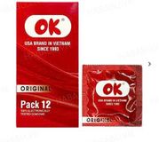 Bao cao su gia đình Ok Original hộp 12 chiếc chính hãng