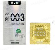 Bao cao su siêu mỏng Muaisi 0.03 Trắng hộp 12 chiếc Ultrathin chính hãng