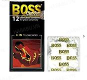 Bao cao su Boss 4in1 Long Shock hộp 12 kéo dài thời gian chính hãng 345790