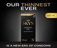Bao Cao Su Cao Cấp Skyn Tạo Cảm Giác Tối Đa SKYN® Supreme Feel Condoms 10 Cái