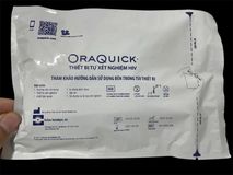 Bộ xét nghiệm HIV Oraquick bằng dịch miệng ( nước bọt) ship hoả tốc [che tên sản phẩm] phát hiện nguy cơ 3 tháng