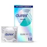 Bao Cao Su Cao Siêu Mỏng Size Nhỏ Durex Ultra Thin Close Fit Condoms 12 Cái