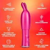 Máy Rung Tăng Khoái Cảm Durex Vibe & Tease 2 in 1 Vibrator and Teaser Tip