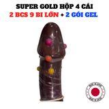 Bao Cao Su 9 Bi Super Gold Hộp 2 Cái 348131