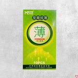 Bao cao su Muaisi Xanh Lá siêu mỏng hương dâu thơm mát hộp 10 Cái