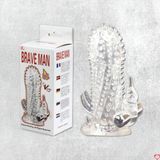 Bao cao su dôn dên kích thước lớn có rung Baile Braveman