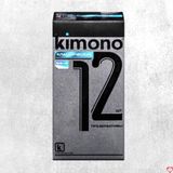 Bao cao su Kimono Xám 0.03mm mỏng nhạy cảm hộp 12 cái