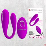 Trứng rung tình yêu 2 đầu Prettylove Algernon máy massage điểm G không dây