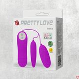 Máy Massage Hỗ Trợ Giải Tỏa Cho Nữ Trứng Rung Pretty Love Irma 12 Chế Độ Pin Chính Hãng