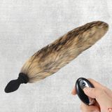 Đuôi Cáo Silicon Rung Từ Xa Cosplay Hậu Môn Kích Thích Mạnh