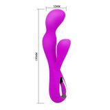 Dương Vật Giả Có Nhánh Hỗ Trợ Tăng Khoái Cảm Nam Nữ Pretty Love Impluse Chính Hãng