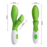 Máy Massage Hỗ Trợ Tăng Khoái Cảm Nam Nữ Có Nhánh Màu Xanh Pretty Love Owen Chính Hãng