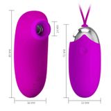 Trứng Rung Hỗ Trợ Tăng Khoái Cảm Nam Nữ Pretty Love mutifunctional 2in1 orthus Chính Hãng