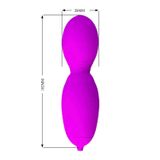 Trứng Rung Hỗ Trợ Tăng Khoái Cảm Nam Nữ Pretty Love Vega Tím Chính Hãng