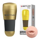 Âm Đạo Giả Nhiều Chế Độ Hỗ Trợ Tăng Khoái Cảm Nam Nữ Pretty Love Kitty Vàng 02 Chính Hãng
