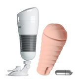 Máy Massage Hỗ Trợ Tăng Khoái Cảm Nam Nữ Âm Đạo Giả Rung Đa Năng Pretty Love Hedy Chính Hãng