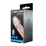 Bao Cao Su Đôn Hỗ Trợ Tăng Khoái Cảm Nam Nữ Pretty Love Jeremy Trong Suốt