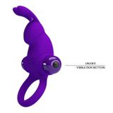 Vòng Đeo Rung Hỗ Trợ Tăng Khoái Cảm Nam Nữ Pretty Love Vibrant Penis Ring I Tím Chính Hãng