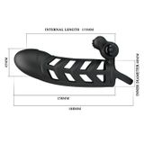 Bao Cao Su Đôn Dên Rung Hỗ Trợ Tăng Khoái Cảm Nam Nữ Pretty Love Pennis Sleeve II Chính Hãng