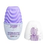 Âm Đạo Giả Silicone Hỗ Trợ Tăng Khoái Cảm Nam Nữ Pretty Love Romantic Double-Sided Egg Tím Chính Hãng
