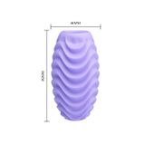 Âm Đạo Giả Silicone Hỗ Trợ Tăng Khoái Cảm Nam Nữ Pretty Love Romantic Double-Sided Egg Tím Chính Hãng