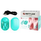 Kẹp Núm Vú Hỗ Trợ Tăng Khoái Cảm Nam & Nữ Preety Love Ferprise Box Xanh Mint Chính Hãng