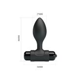 Dụng Cụ Kích Thích & Massage Hậu Môn Hỗ Trợ Tăng Khoái Cảm Nam Nữ Pretty Love Vibra Butt Plug Chính Hãng