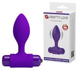 Dụng Cụ Kích Thích & Massage Hậu Môn Hỗ Trợ Tăng Khoái Cảm Nam Nữ Pretty Love Vibra Butt Plug Tím Chính Hãng