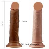 Dương vật gắn tường siêu mềm mại LoveToy uốn cong