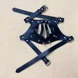 Đồ chơi tình yêu mặt nạ khóa miệng da