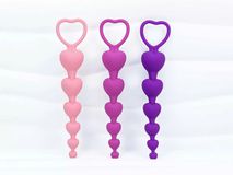 Đồ chơi kích hậu chuỗi hạt trái tim