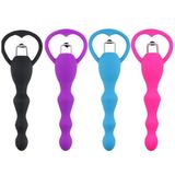 Que rung dạng hạt massage hậu môn silicon siêu mềm