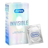 Bao cao su Durex Invisible Extra Thin Extra Sensitive (Hộp 10 chiếc)