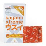Bao cao su Sagami Xtreme Super Thin siêu mỏng (hộp 10 cái)