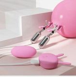 Kẹp ti kẹp núm vú 10 chế độ rung liếm siêu sướng