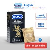 Bao cao su durex, mỏng vừa khít, hộp 12 cái , che tên sp 