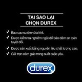 Bao cao su durex, mỏng vừa khít, hộp 12 cái , che tên sp 