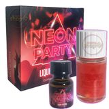Chai hít Popper Neon Party Đỏ Combo 50ml